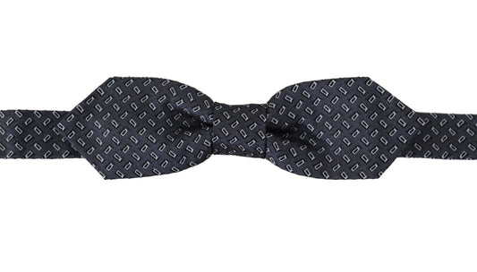  - Elegant Polka Dot Silk Bow Tie