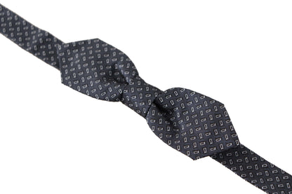  - Elegant Polka Dot Silk Bow Tie