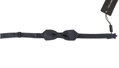  - Elegant Polka Dot Silk Bow Tie