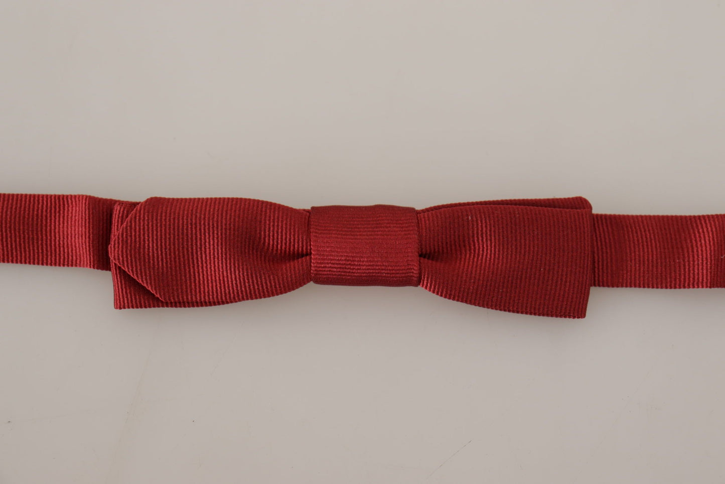  - Elegant Red Silk Bow Tie