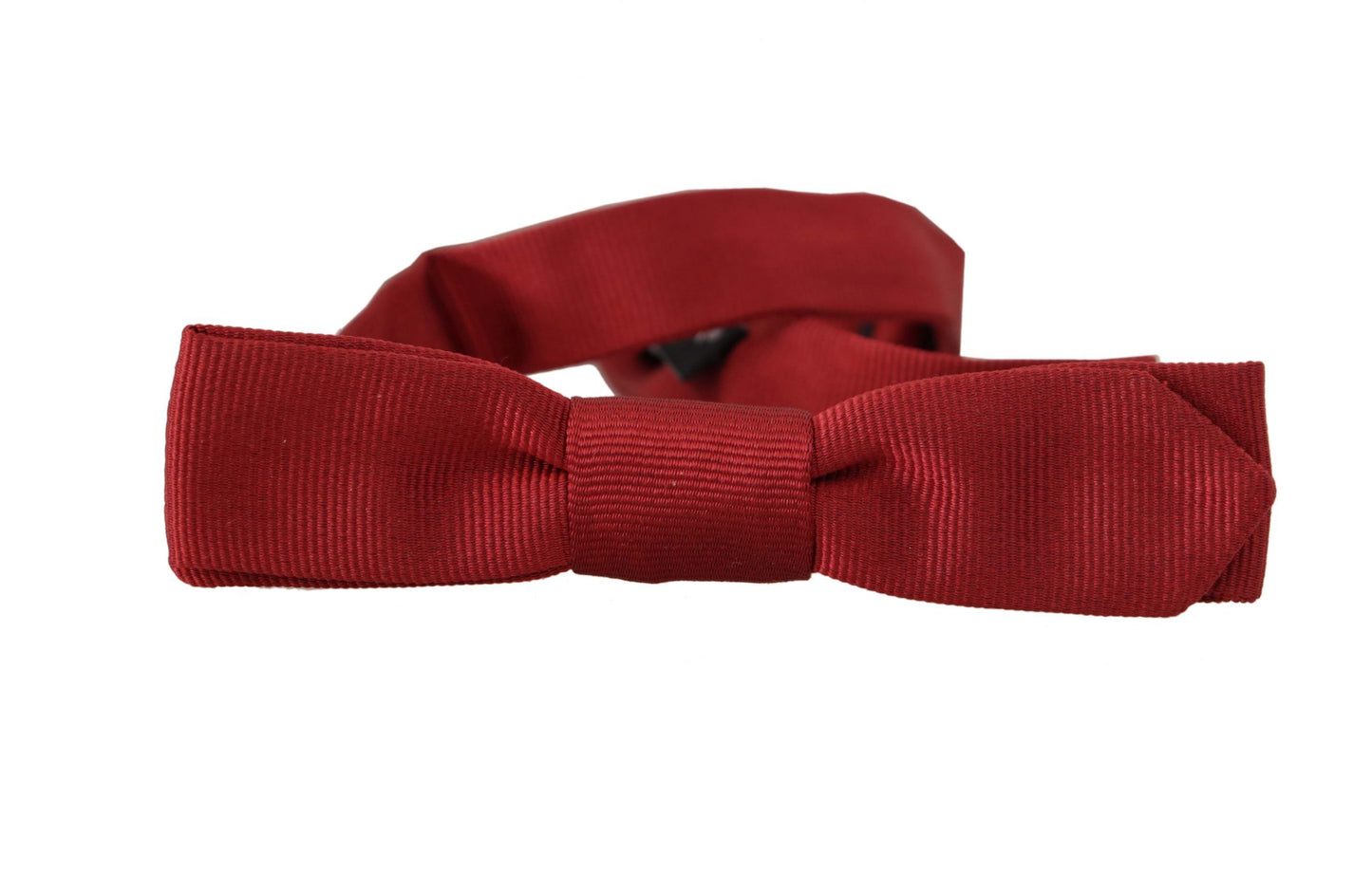  - Elegant Red Silk Bow Tie