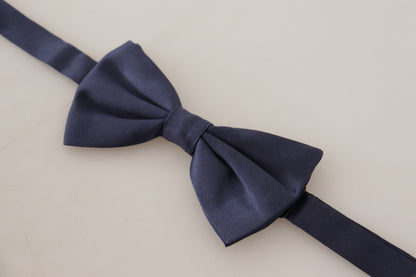  - Stunning Silk Blue Bow Tie