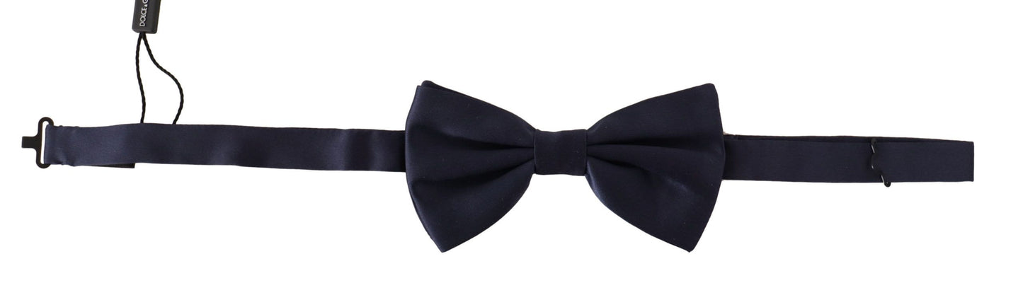  - Stunning Silk Blue Bow Tie