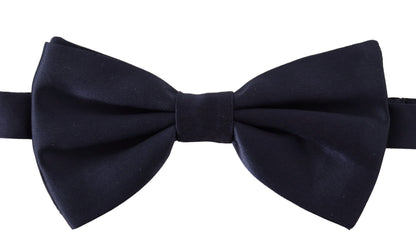  - Stunning Silk Blue Bow Tie