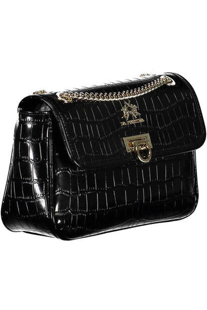  - Black Polyethylene Women Handbag