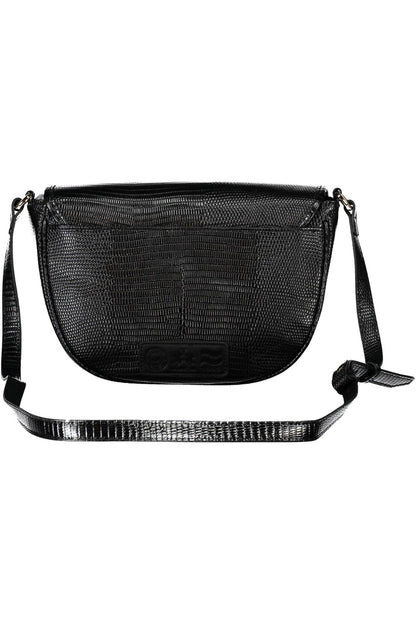  - Black Polyethylene Women Handbag