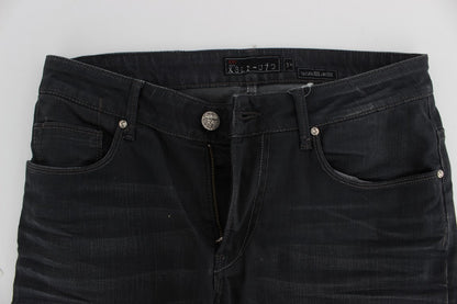  - Sleek Gray Slim Fit Men's Premium Denim