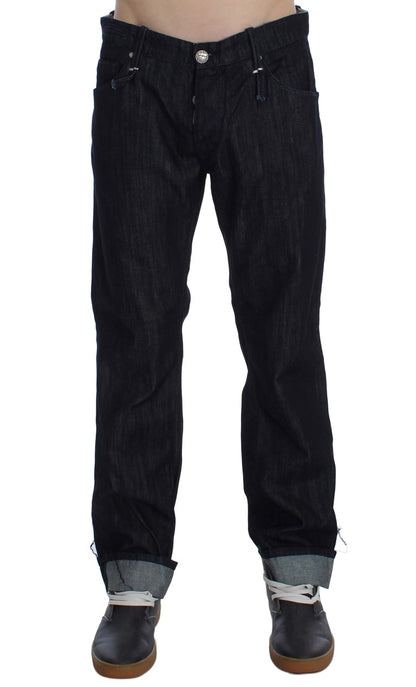  - Elegant Straight Fit Blue Mens Jeans