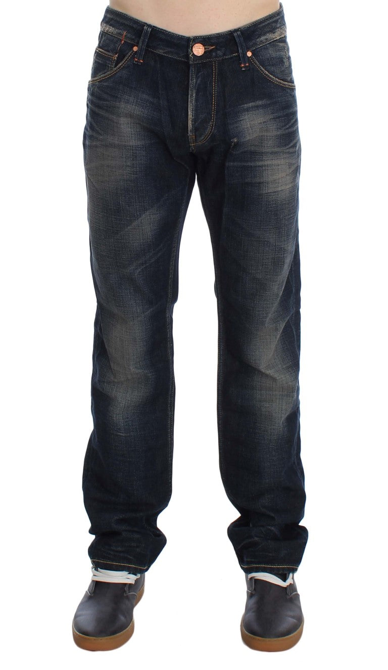  - Elegant Straight Fit Low Waist Men's Jeans