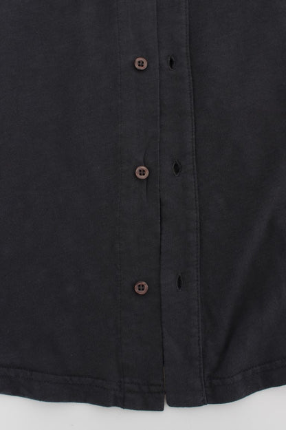  - Sleek Gray Casual Cotton Shirt