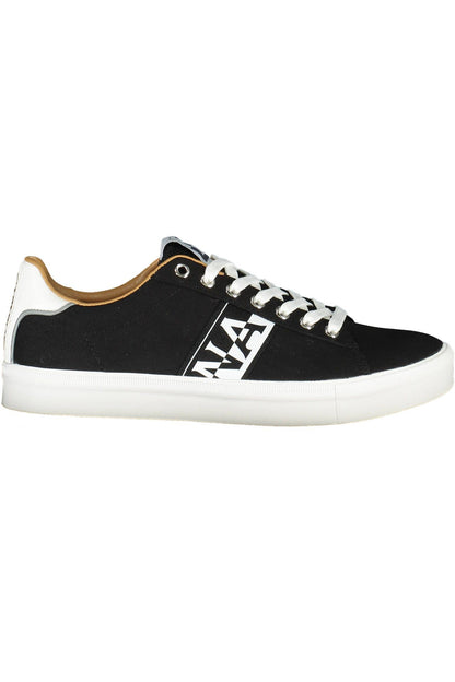  - Black Polyester Men Sneaker