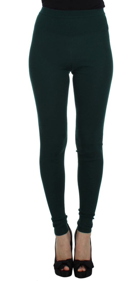  - Emerald Treasure High Waist Cashmere Pants