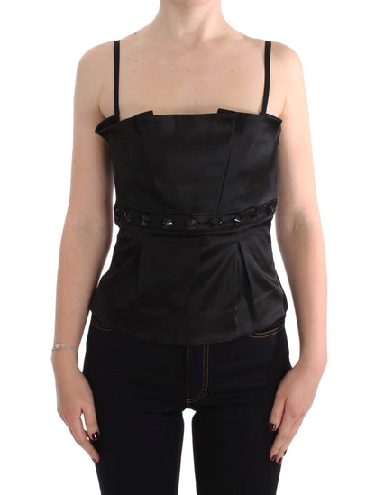  - Elegant Black Evening Cami Top