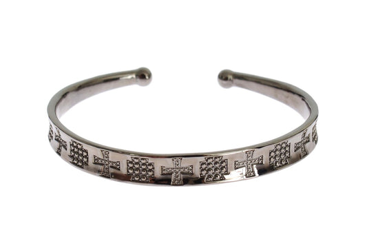  - Elegant Rhodium Silver Bangle