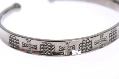  - Elegant Rhodium Silver Bangle