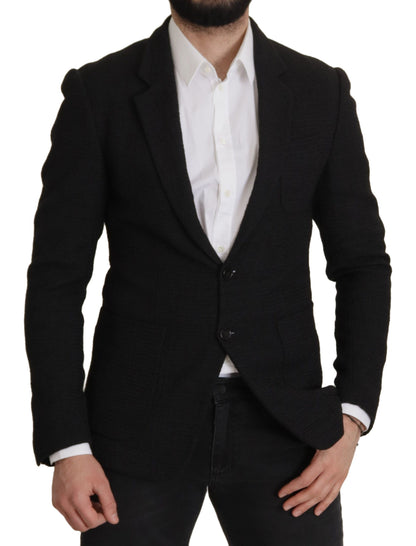  - Elegant Single Breasted Wool Blazer