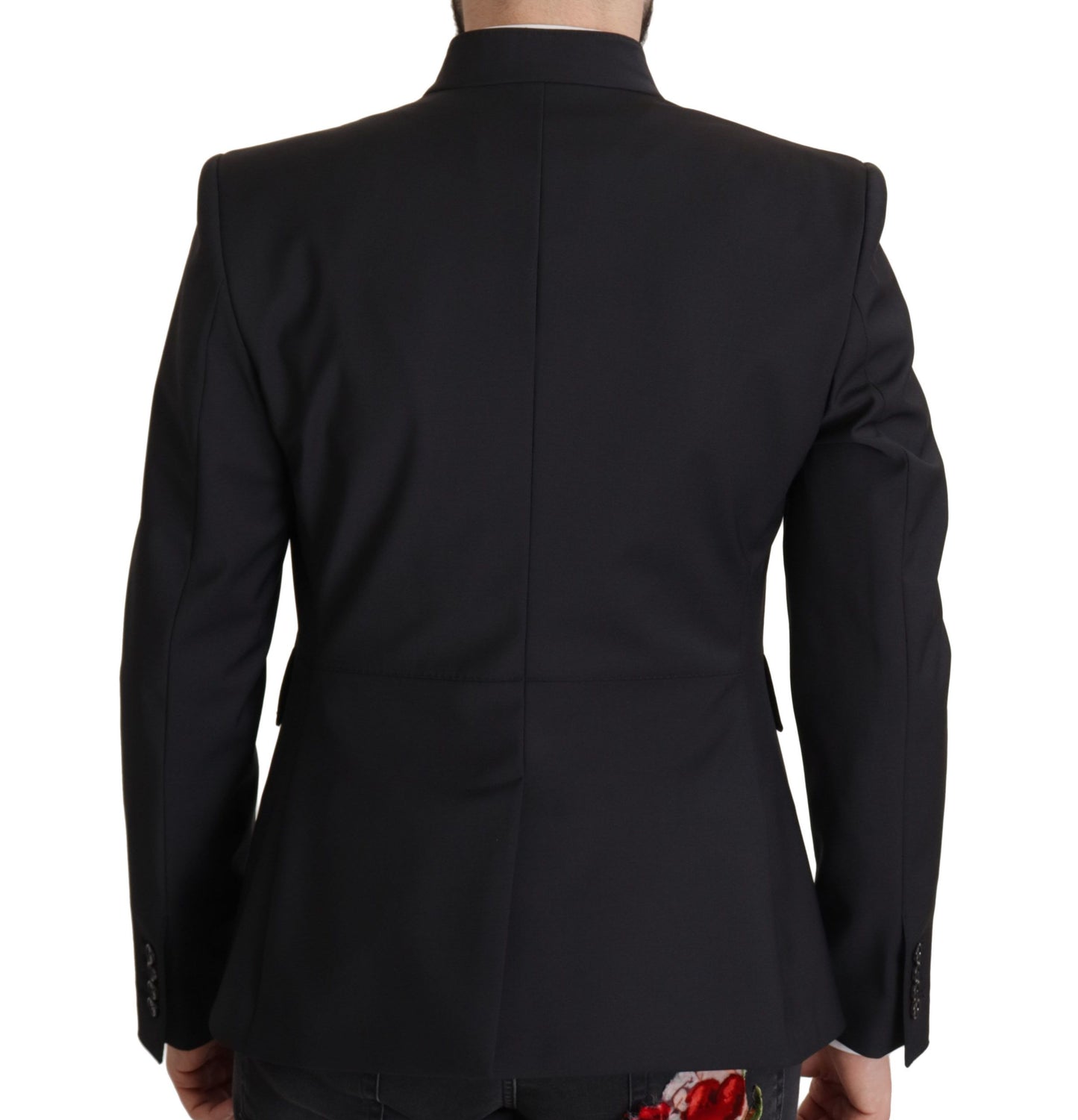  - Elegant Single-Breasted Wool Blazer