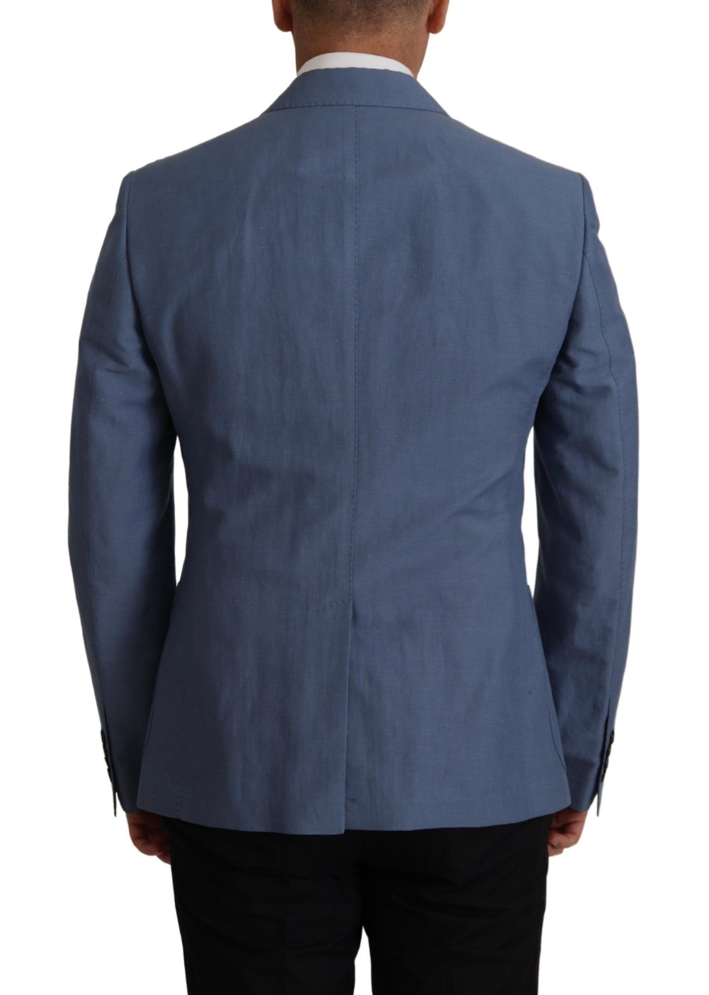  - Elegant Single Breasted Linen Jacket