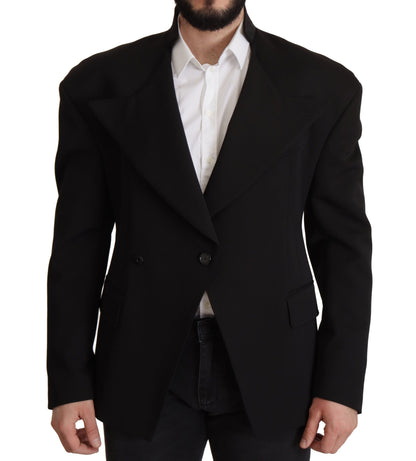  - Elegant Single Breasted Wool Blazer