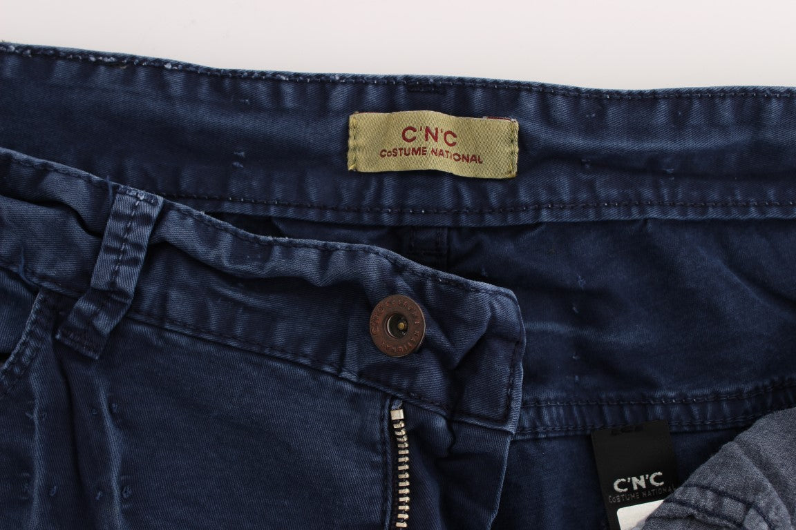 Chic Regular Fit Blue Denim Jeans - The Luxe Alliance