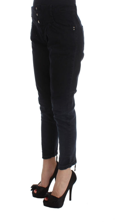 Sleek Slim Fit Black Denim Jeans - The Luxe Alliance