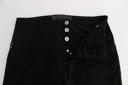 Sleek Slim Fit Black Denim Jeans - The Luxe Alliance