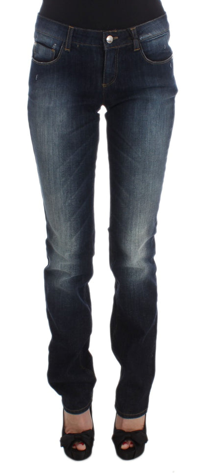 Sleek Slim Fit Blue Designer Jeans - The Luxe Alliance