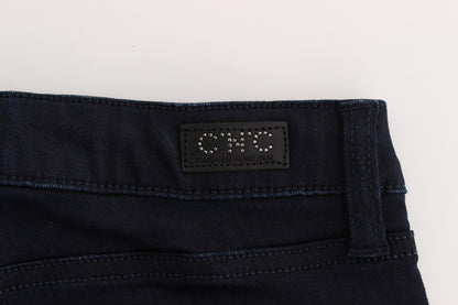 Chic Slim Fit Designer Denim Delight - The Luxe Alliance