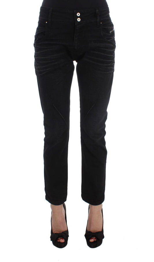  - Elegant Black Slouchy Fit Jeans for Trendsetters