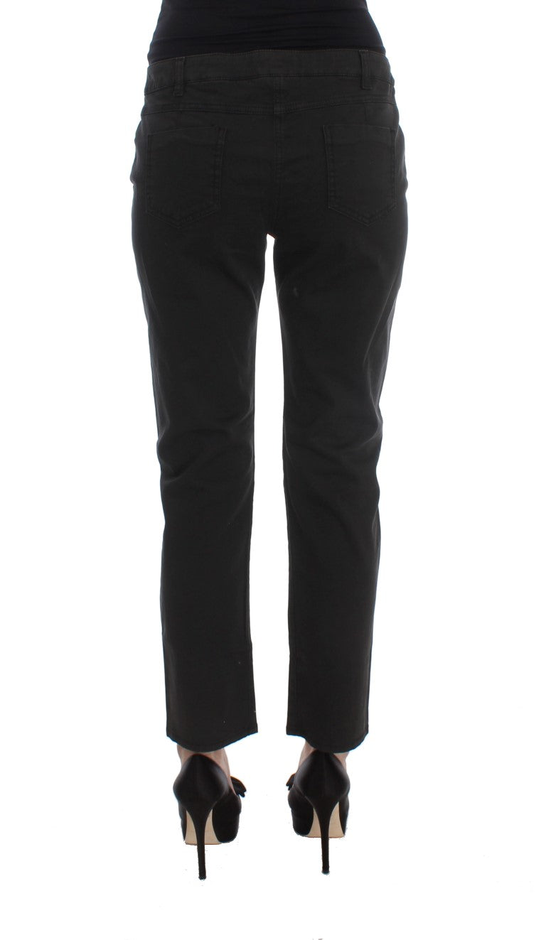 Chic Black Regular Fit Denim Jeans - The Luxe Alliance