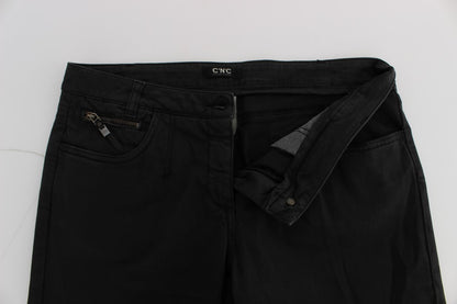 Chic Black Regular Fit Denim Jeans - The Luxe Alliance