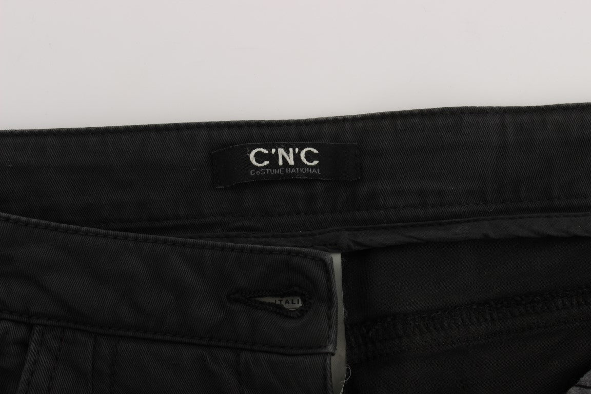 Chic Black Regular Fit Denim Jeans - The Luxe Alliance