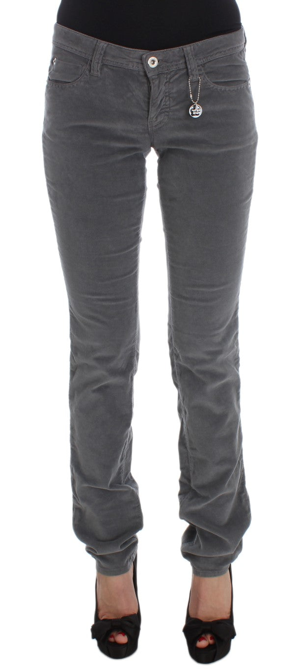 Sleek Super Slim Gray Jeans - The Luxe Alliance