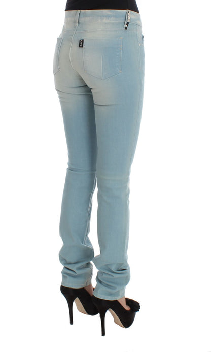 Chic Super Slim Blue Jeans - The Luxe Alliance