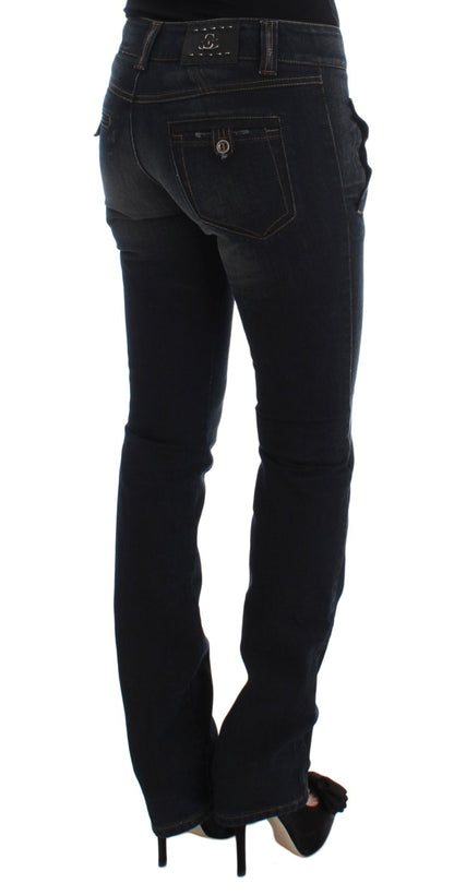 Chic Slim Fit Italian Cotton Jeans - The Luxe Alliance