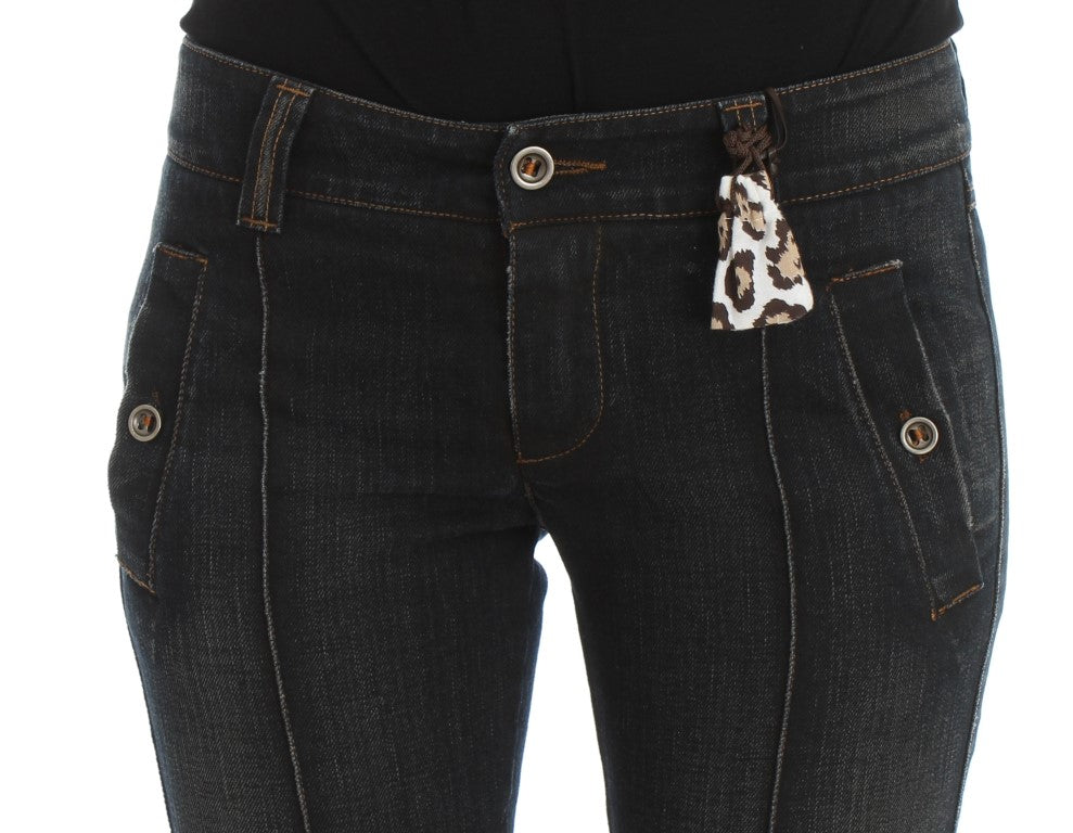 Chic Slim Fit Italian Cotton Jeans - The Luxe Alliance