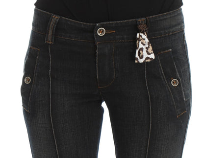 Chic Slim Fit Italian Cotton Jeans - The Luxe Alliance