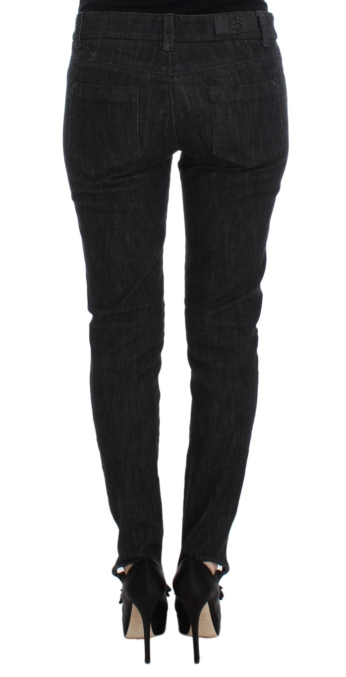 Elegant Slim Fit Blue Jeans - The Luxe Alliance