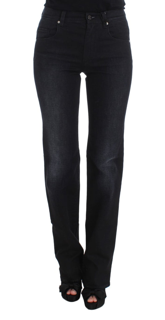  - Chic Slim Fit Bootcut Denim Jeans