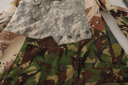  - Patchwork Camouflage Casual Shirt