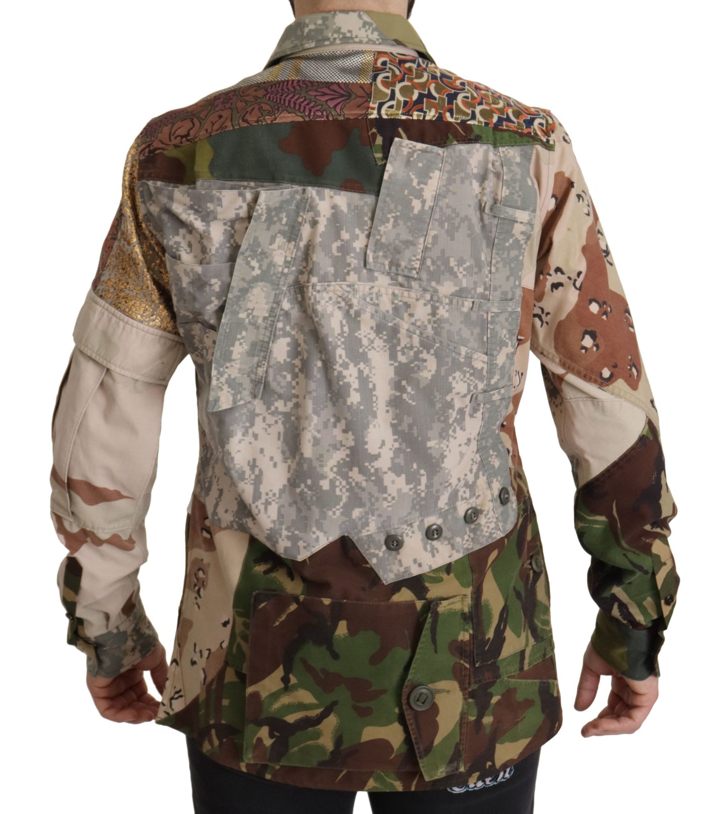  - Patchwork Camouflage Casual Shirt