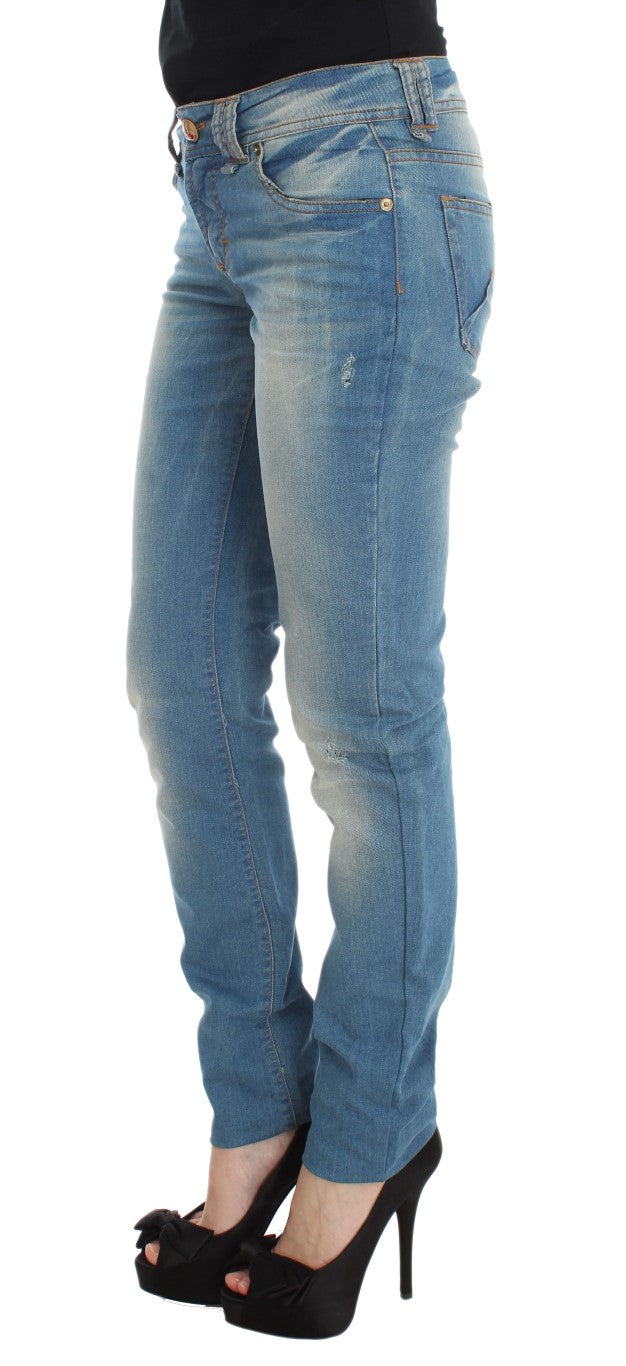  - Sleek Blue Slim Fit Designer Jeans