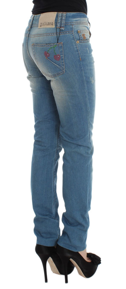  - Sleek Blue Slim Fit Designer Jeans