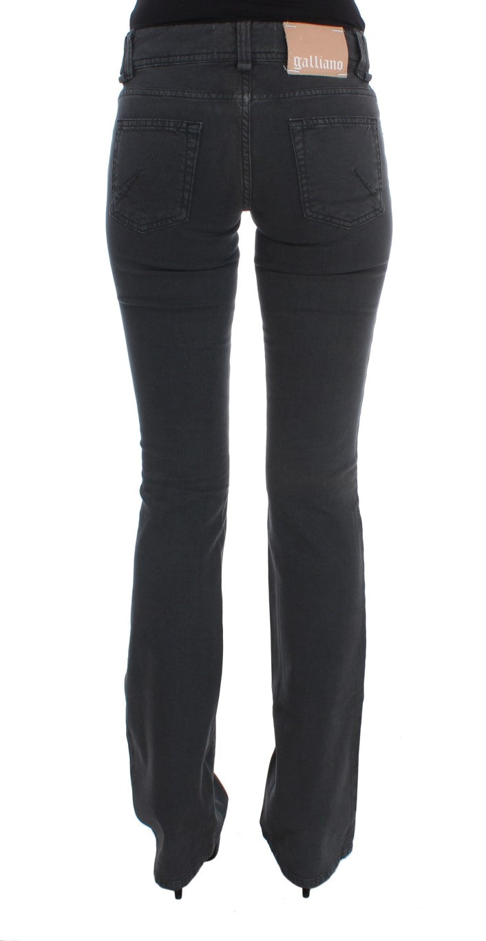  - Elegant Slim Fit Bootcut Denim Jeans