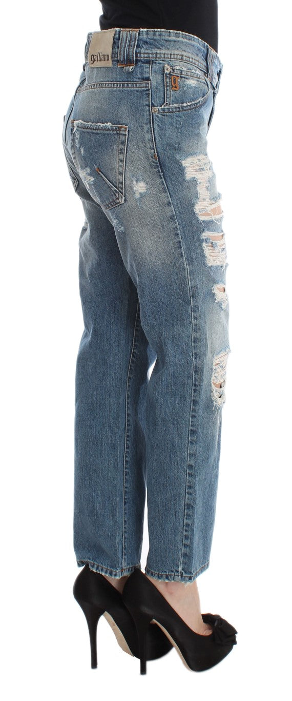  - Chic Boyfriend Blue Wash Jeans