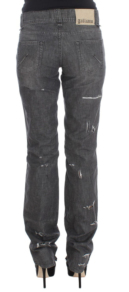  - Chic Gray Wash Straight Fit Jeans