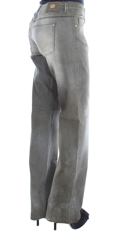  - Chic Gray Wash Boyfriend Jeans