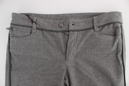  - Chic Gray Casual Cotton Pants