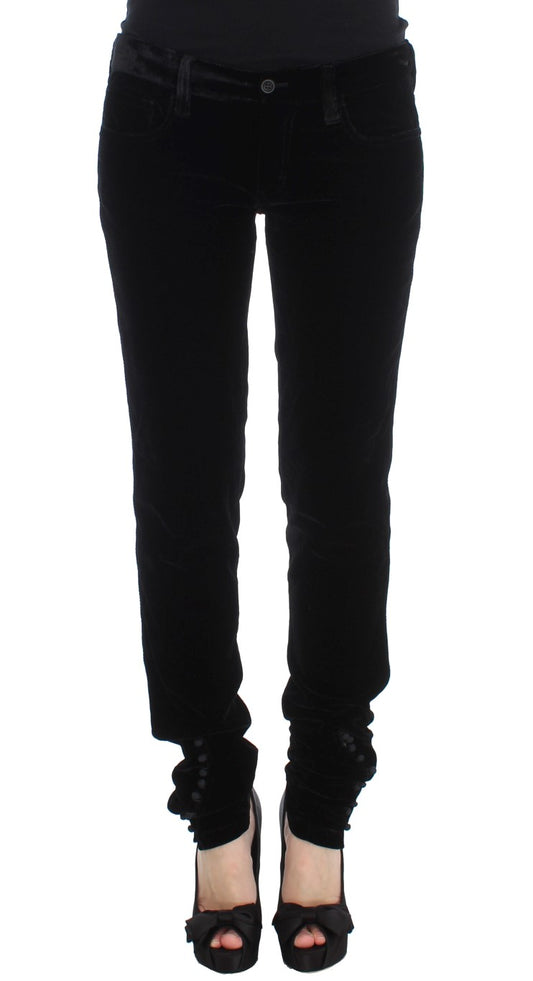  - Elegant Black Slim Fit Trousers