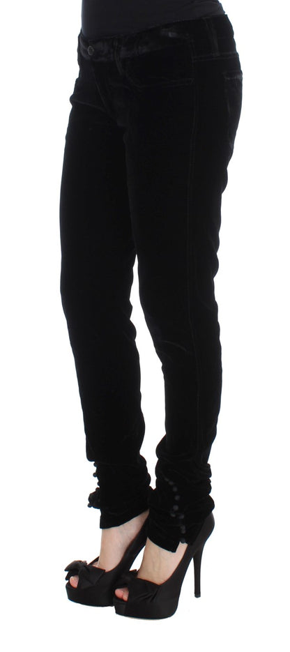  - Elegant Black Slim Fit Trousers